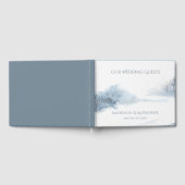 Winter Scene bruiloft Gastenboek (Volledig)