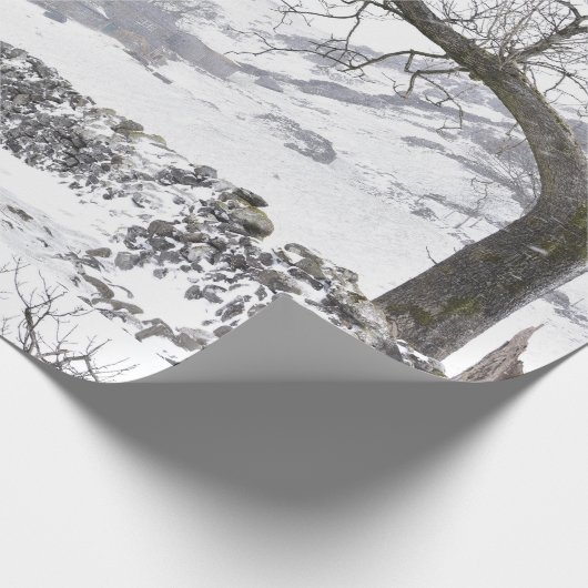 Winter Scene Cadeaupapier (Hoek)