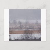 Winter Scene Cades Cove Great Smoky Mountains Briefkaart (Voorkant)
