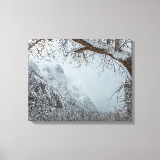 Winter Scene Canvas Afdruk (Voorkant)