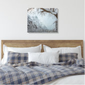 Winter Scene Canvas Afdruk (Insitu (Slaapkamer))