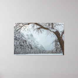 Winter Scene Canvas Afdruk