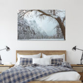 Winter Scene Canvas Afdruk (Insitu (Slaapkamer))