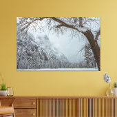 Winter Scene Canvas Afdruk (Insitu (Woonkamer))