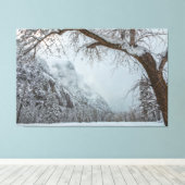 Winter Scene Canvas Afdruk (Insitu (Houten vloer))