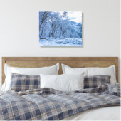 Winter Scene Canvas Afdruk (Insitu (Slaapkamer))