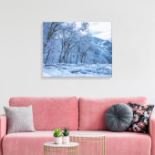 Winter Scene Canvas Afdruk (Insitu (Woonkamer))