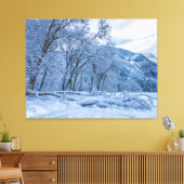 Winter Scene Canvas Afdruk (Insitu (Woonkamer))
