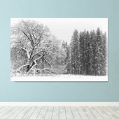 Winter Scene Canvas Afdruk (Insitu (Houten vloer))