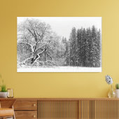 Winter Scene Canvas Afdruk (Insitu (Woonkamer))