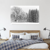 Winter Scene Canvas Afdruk (Insitu (Slaapkamer))