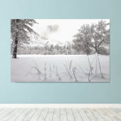Winter Scene Canvas Afdruk (Insitu (Houten vloer))