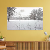 Winter Scene Canvas Afdruk (Insitu (Woonkamer))