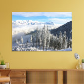 Winter Scene Canvas Afdruk (Insitu (Woonkamer))