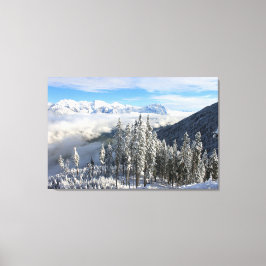 Winter Scene Canvas Afdruk