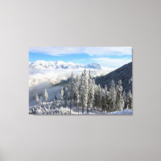 Winter Scene Canvas Afdruk (Voorkant)