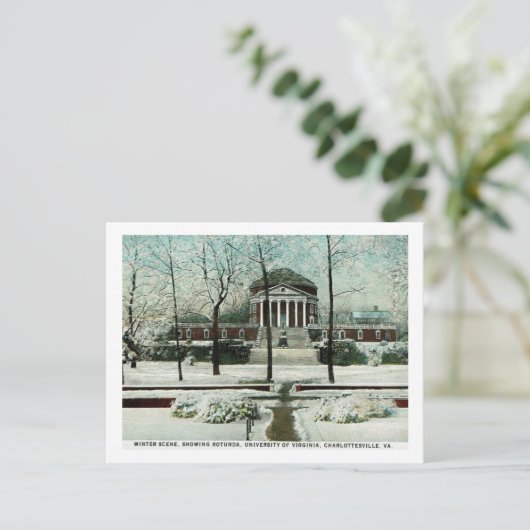 Winter Scene, Charlottesville VA, Briefkaart (Staand voorkant)