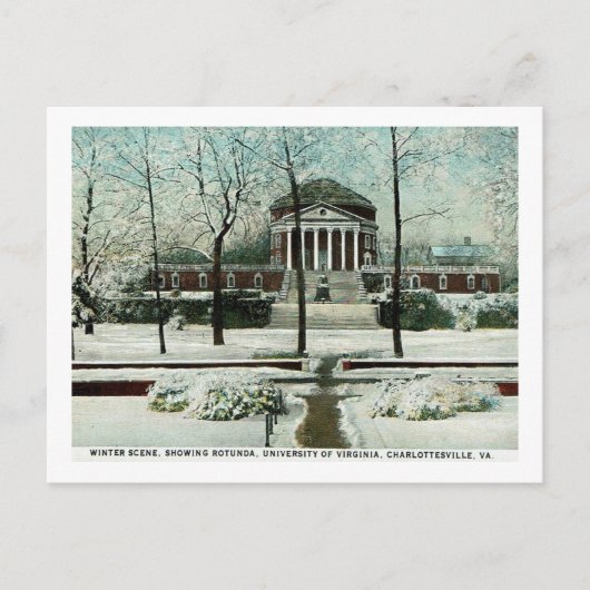 Winter Scene, Charlottesville VA,  Briefkaart (Voorkant)