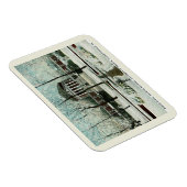 Winter Scene, Charlottesville VA, stijl Magneet (Rechterzijde)