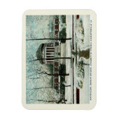 Winter Scene, Charlottesville VA, stijl Magneet (Verticaal)