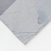 Winter scene custom Christmas Holiday Fleece Deken (Hoek)