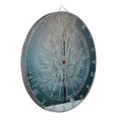 Winter Scene Dartbord (Voorkant Links)