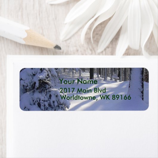 Winter Scene Etiket (Insitu)