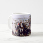 Winter Scene. Fine Art kerstcadeau Koffiemok (Voorkant links)
