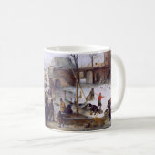 Winter Scene Fine Art kerstcadeau Mok (Voorkant rechts)