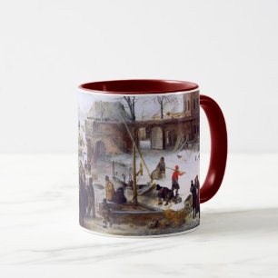 Winter Scene Fine Art kerstcadeau Mok