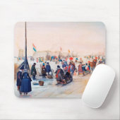 Winter Scene Fine Art kerstcadeau Muismat (Met muis)
