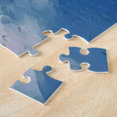 Winter Scene Forest met sneeuwlandschap Legpuzzel (Zijkant)