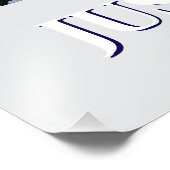 winter scene foto afdruk (Hoek)