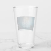Winter Scene Glas (Achterkant)