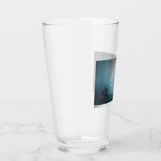 Winter Scene Glas (Rechts)