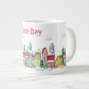 Winter Scene Grote Koffiekop