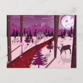 Winter Scene Holiday Briefkaart (Voorkant)