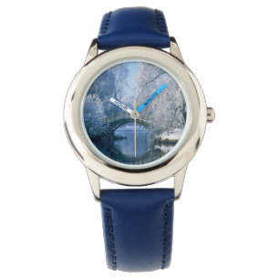 Winter Scene Horloge