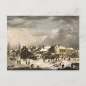 Winter Scene in Brooklyn Briefkaart (Voorkant)