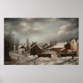 Winter Scene in Brooklyn - Francis Guy Poster (Voorkant)