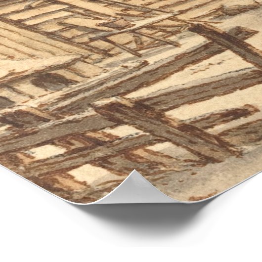 Winter Scene - Jacob Cats Fine Art Poster (Hoek)