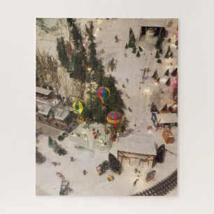 Winter Scene Jigzaag Puzzle Legpuzzel