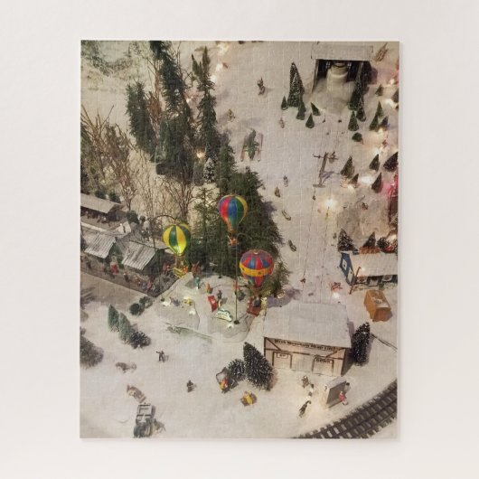 Winter Scene Jigzaag Puzzle Legpuzzel (Verticaal)