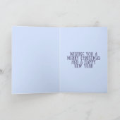 Winter Scene Kerstmis Kaart (Binnen)