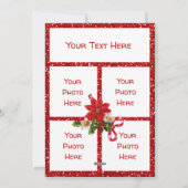 Winter Scene Kerstmis Kaart (Achterkant)