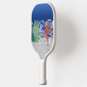 Winter Scene "Kunst voor kinderen" Pickleball Paddle (Links)
