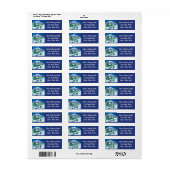 Winter Scene Label (Full Sheet)