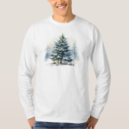 Winter Scene Lange Mouw T-shirt