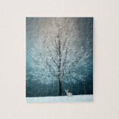 Winter Scene Legpuzzel (Verticaal)