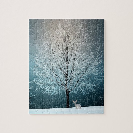Winter Scene Legpuzzel (Verticaal)
